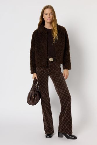 Manteau court en fausse fourrure - MAVIS - Gerard Darel - Modalova