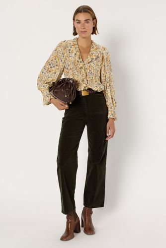 Pantalon droit en velours à côtes - CELESTE - Gerard Darel - Modalova