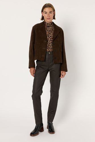 Jean droit enduit - CELINE - Marron - Gerard Darel - Modalova