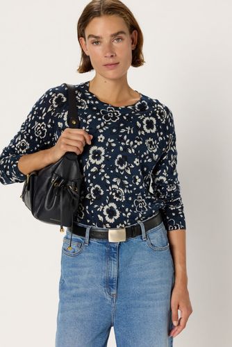 Pull à fleurs en laine fine - EVELINE - Gerard Darel - Modalova