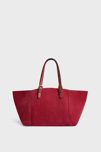 Cabas en cuir velours intérieur métallisé - SIMPLE BAG - GD - Modalova