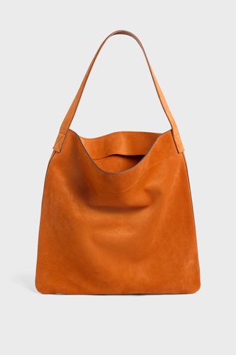 Sac Hobo en cuir velours - LADY - GD - Modalova