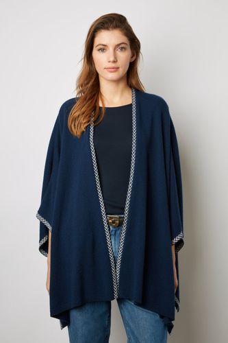 Poncho cachemire chevrons - LANDA - GD - Modalova