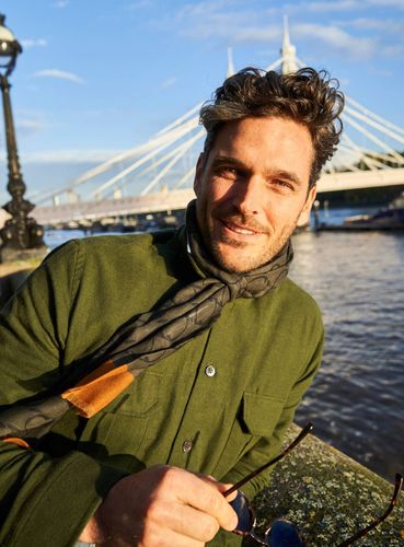 Recycled Italian Flannel Neem Green Overshirt - Neem London - Modalova
