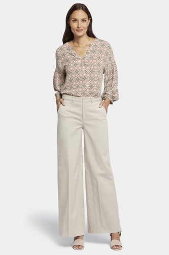 Whitney Trouser Stretch Twill Beige | - Nydj - Modalova