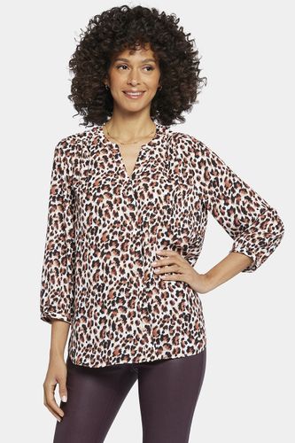 Pintuck Blouse Imprimé Animal | - Nydj - Modalova