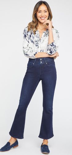 High Rise Ava Daring Flare Jeans Premium Denim Bleu Foncé | - Nydj - Modalova