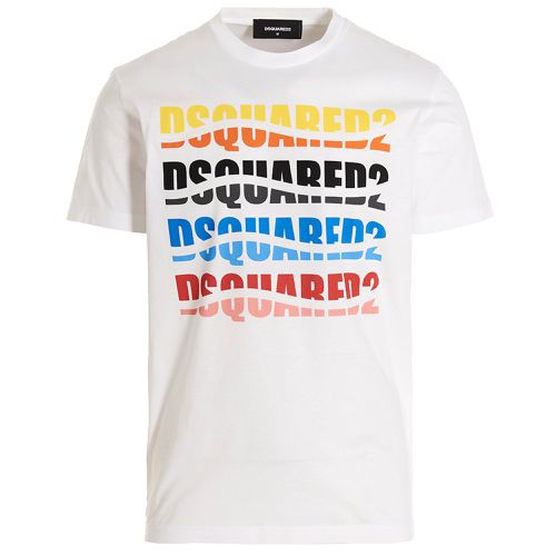 Mens Logo Print T-shirt L - DSQUARED2 - Modalova