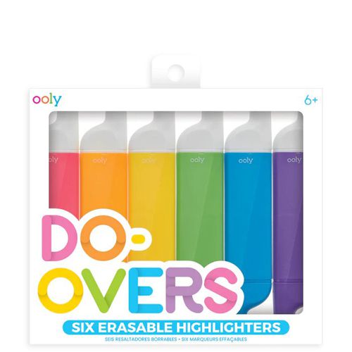 Do-overs Erasable Highlighter - set of 6 - ooly - Modalova