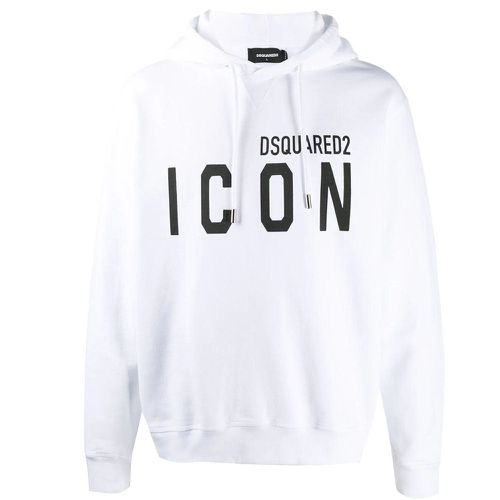 Men's Icon Print Hooded Sweatshirt L - Dsquared2 - Modalova