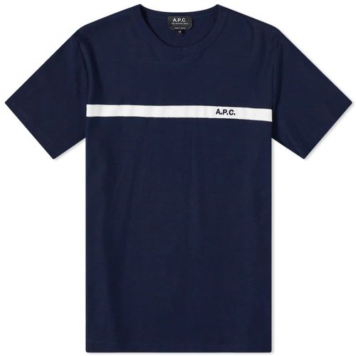 A.P.C Men's Yukata T-shirt Navy L - A.p.c - Modalova