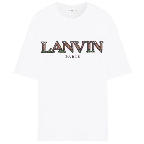 Men's Embroidered T-shirt - S - Lanvin - Modalova