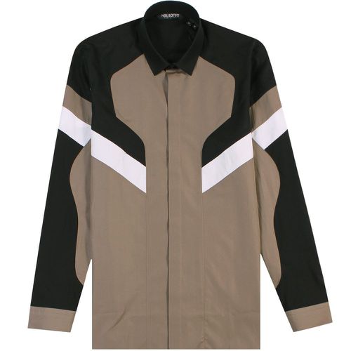 Men's Pattern Shirt Khaki M - Neil Barrett - Modalova