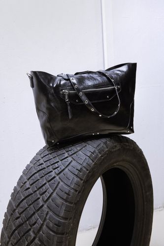 Eros grand sac shopper avec bandoulière amovible et détails métalliques - Misako - Modalova