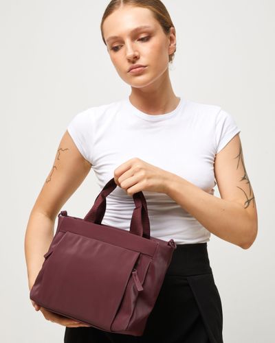 Danelin sac fourre-tout en nylon de taille moyenne avec bandoulière amovible - Misako - Modalova