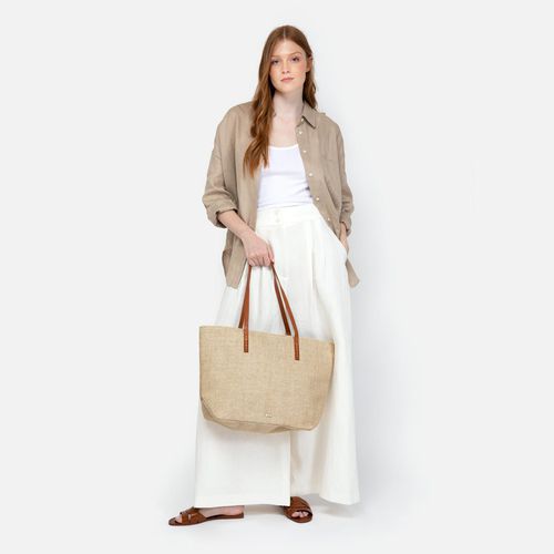 Paraiso Grand sac shopper effet raphia - Misako - Modalova