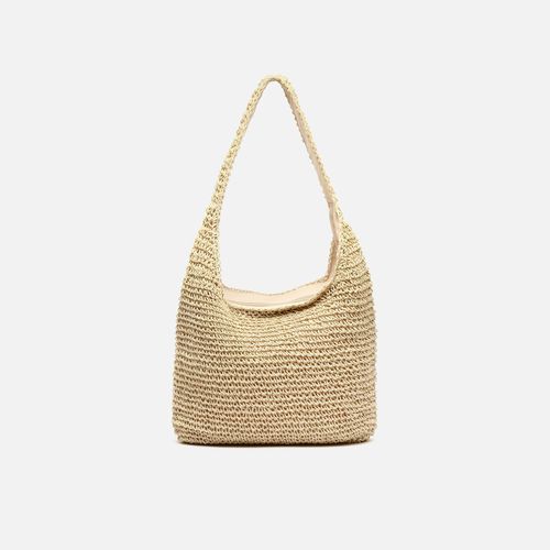 Luca Grand sac hobo effet raphia - Misako - Modalova