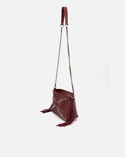 Anabelas sac à bandoulière avec détails métalliques et franges - Misako - Modalova