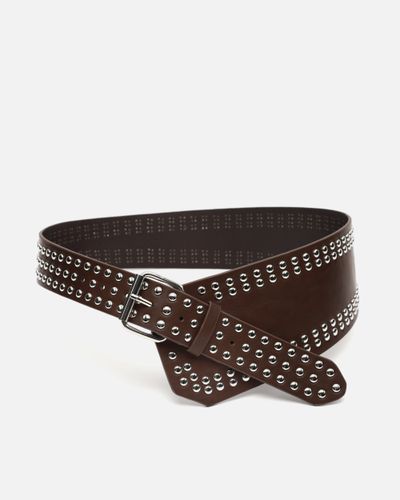 Ceinture large Haliora avec détails métalliques - Misako - Modalova