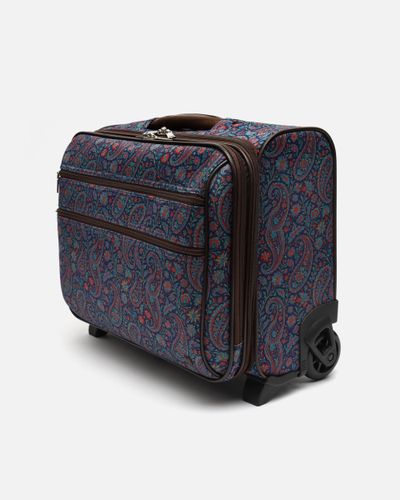 Pasley mallette à roulettes à motifs avec compartiment pour ordinateur portable - Misako - Modalova