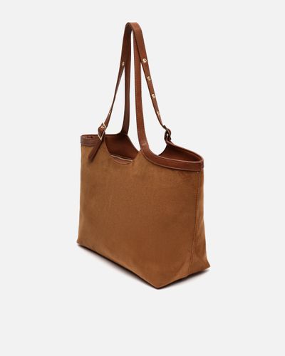 Richi grand sac cabas effet suédine - Misako - Modalova