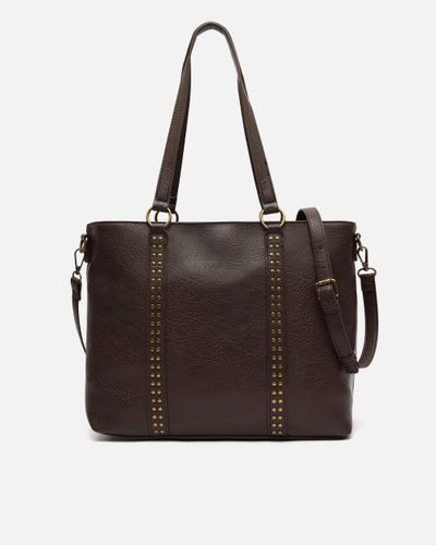 Mampini grand sac cabas avec bandoulière amovible et détails métalliques - Misako - Modalova