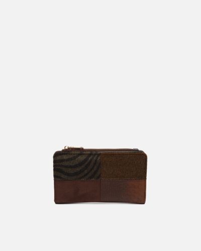 Petit porte-monnaie avec imprimé patchwork animalier Bemir - Misako - Modalova