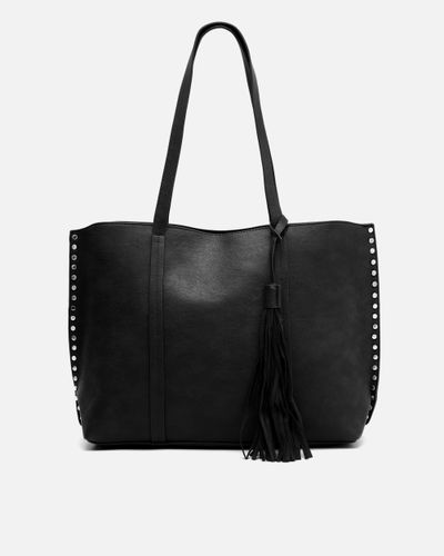 Nibat grand sac shopper avec détails métalliques - Misako - Modalova