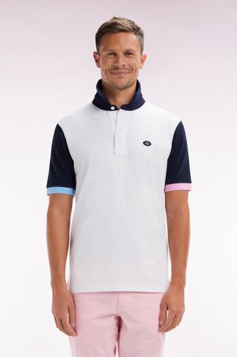 Maillot À Manches Courtes En Jersey De Coton Broderie Dos - Eden Park - Modalova