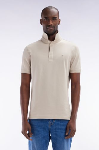 Polo À Manches Courtes En Coton Stretch Coupe Ajustée - Eden Park - Modalova