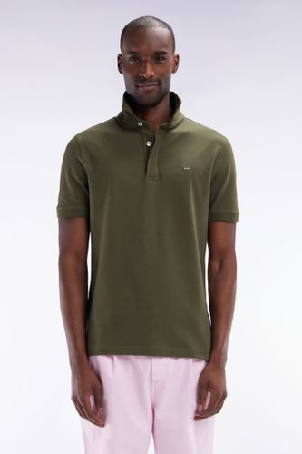 Polo À Manches Courtes En Piqué Coton Stretch Coupe Ajustée - Eden Park - Modalova