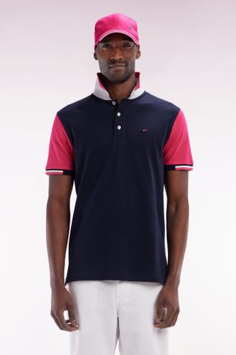 Polo À Manches Courtes Colorblock En Coton Coupe Droite - Eden Park - Modalova