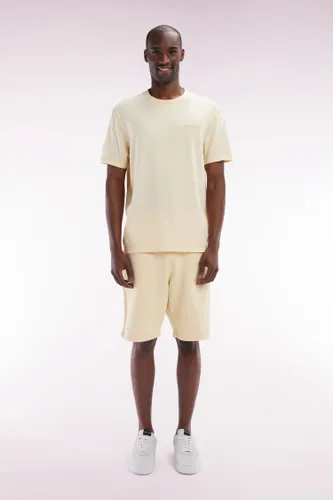 Short En Molleton Coton Ocre Coupe Décontractée - Eden Park - Modalova