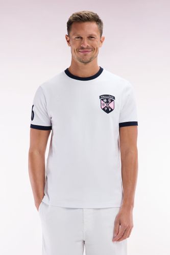T-shirt En Coton Écusson 6 Nations Coupe Droite - Eden Park - Modalova
