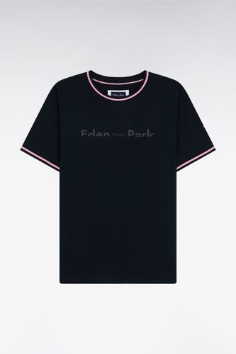 T-shirt Marine Sérigraphie Coupe Décontractée - Eden Park - Modalova
