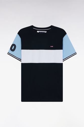 T-shirt En Coton Marine Et Ciel Coupe Décontractée - Eden Park - Modalova