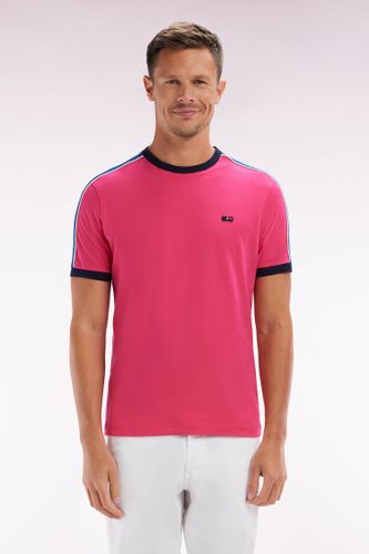 T-shirt En Coton Broderie Dos Et Découpes Coupe Droite - Eden Park - Modalova