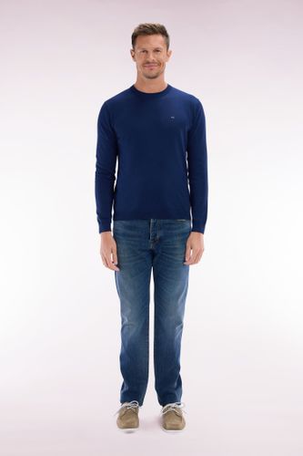 Jean 5 Poches En Denim Stretch Brut Coupe Droite - Eden Park - Modalova