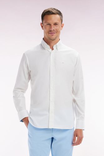 Chemise En Coton Pinpoint Broderie 10 Coupe Droite - Eden Park - Modalova