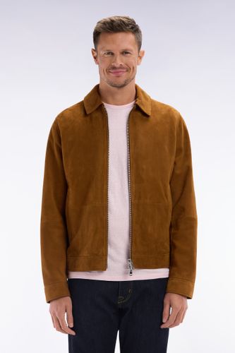 Blouson Zippé En Cuir Suédé - Eden Park - Modalova