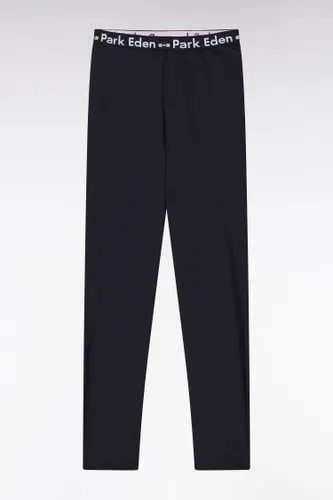 Legging Stretch Marine À Taille Élastique Siglée - Eden Park - Modalova