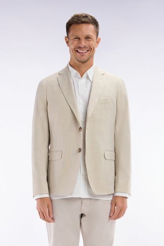 Veste En Fil Teint De Laine Et Lin Stretch Mélangés - Eden Park - Modalova