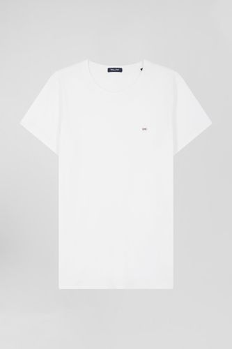 T-shirt manches courtes en coton blanc coupe Regular - Eden Park - Modalova