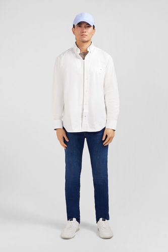 Chemise blanche unie en coton - EDEN PARK - Modalova