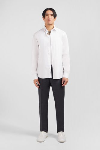 Chemise blanche slim en popeline stretch - EDEN PARK - Modalova