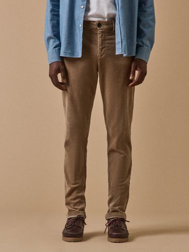 Chino velours regular homme - Cyrillus - Modalova