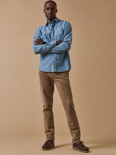 Chino velours regular homme - Cyrillus - Modalova