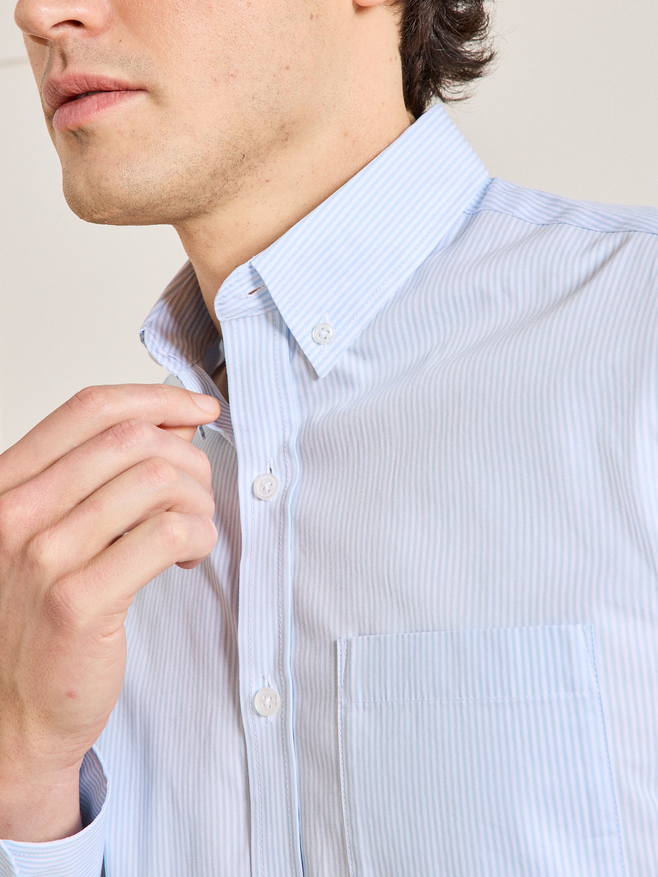 Chemise popeline rayée Regular Fit - Cyrillus - Modalova
