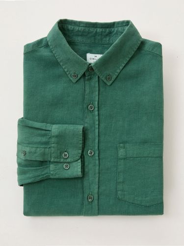 Chemise lin uni Regular Fit homme - Cyrillus - Modalova