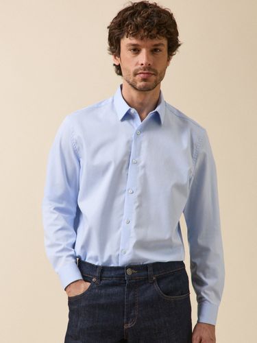 Chemise twill uni coupe contemporaine - Cyrillus - Modalova